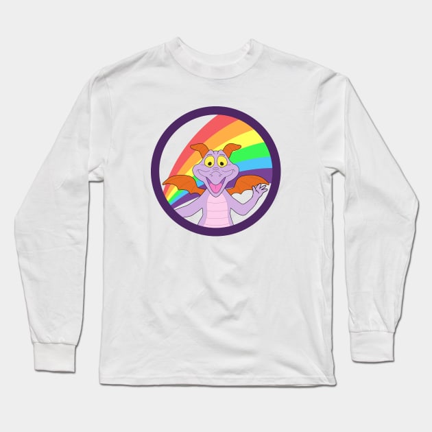 Rainbow Figment Long Sleeve T-Shirt by MushuSupplyCo